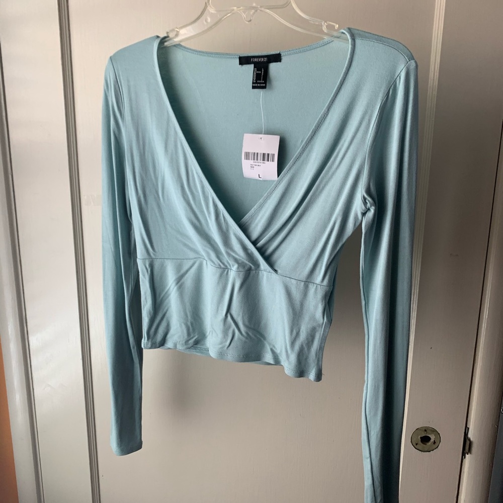 Forever 21 Teal Long Sleeve
